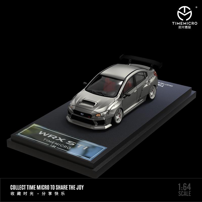 TIME MICRO 1/64 Subaru WRX STi Liquid Silver