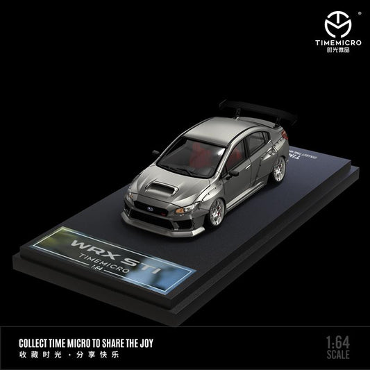 TIME MICRO 1/64 Subaru WRX STi Liquid Silver