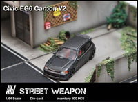 Street Weapon 1/64 Honda Civic EG6 Full Carbon V2