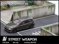 Street Weapon 1/64 Honda Civic EG6 Full Carbon V2