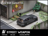 Street Weapon 1/64 Honda Civic EG6 Full Carbon V2