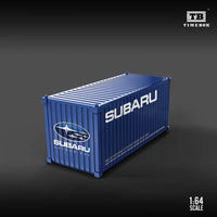 TIME BOX 1/64 Diecast 20ft Container SUBARU