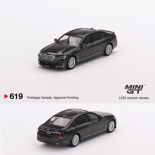 PREORDER MINI GT 1/64 BMW Alpina B7 xDrive Dravit Grey Metallic LHD MGT00619-L(Approx. Release Date : NOVEMBER 2023 subject to manufacturer's final decision)