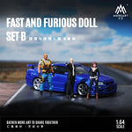 MOREART 1/64 FAST AND FURIOUS DOLL SET B