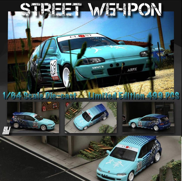 Street Weapon 1/64 Honda Civic EG6 Kanjozoku FALKEN