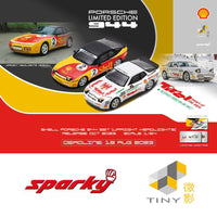 TINY x SPARKY 1/64 Porsche 944 Turbo Cup Shell Combo - Turbo Cup #2 & Adler Von Tirol (Upright headlights)