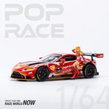 POPRACE 1/64 EVA RT Production Model 02 Aston Martin GT3 with Figure PR640035