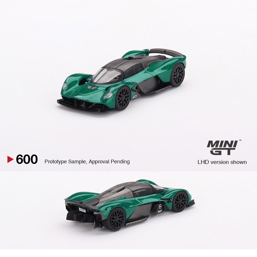 MINI GT 1/64 Aston Martin Valkyrie Aston Martin Racing Green LHD MGT00600-L