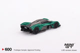 PREORDER MINI GT 1/64 Aston Martin Valkyrie Aston Martin Racing Green LHD MGT00600-L(Approx. Release Date : DECEMBER 2023 subject to manufacturer's final decision)