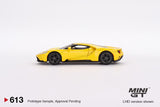 MINI GT 1/64 Ford GT Triple Yellow LHD MGT00613-L