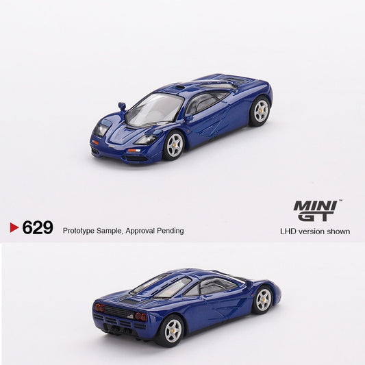 MINI GT 1/64 McLaren F1 Cobalt Blue LHD MGT00629-L