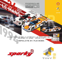 TINY x SPARKY 1/64 Porsche 962 LM SHELL COMBO - Winner 24h Le Mans 1994 #35 & #36 YCOMBO64004