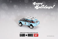 MINI GT x Kaido House 1/64 Datsun KAIDO 510 Wagon Kaido GT Surf Safari RS Winter Spec KHMG092