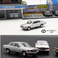 MAXWELL 1/64 5th Gen S-Class 450SEL W116 - Silver