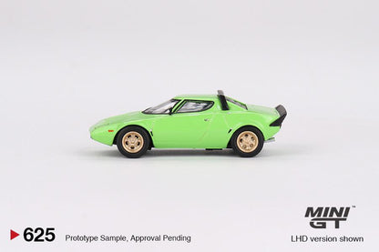 MINI GT 1/64 Lancia Stratos HF Stradale Verde Chiaro LHD MGT00625-L