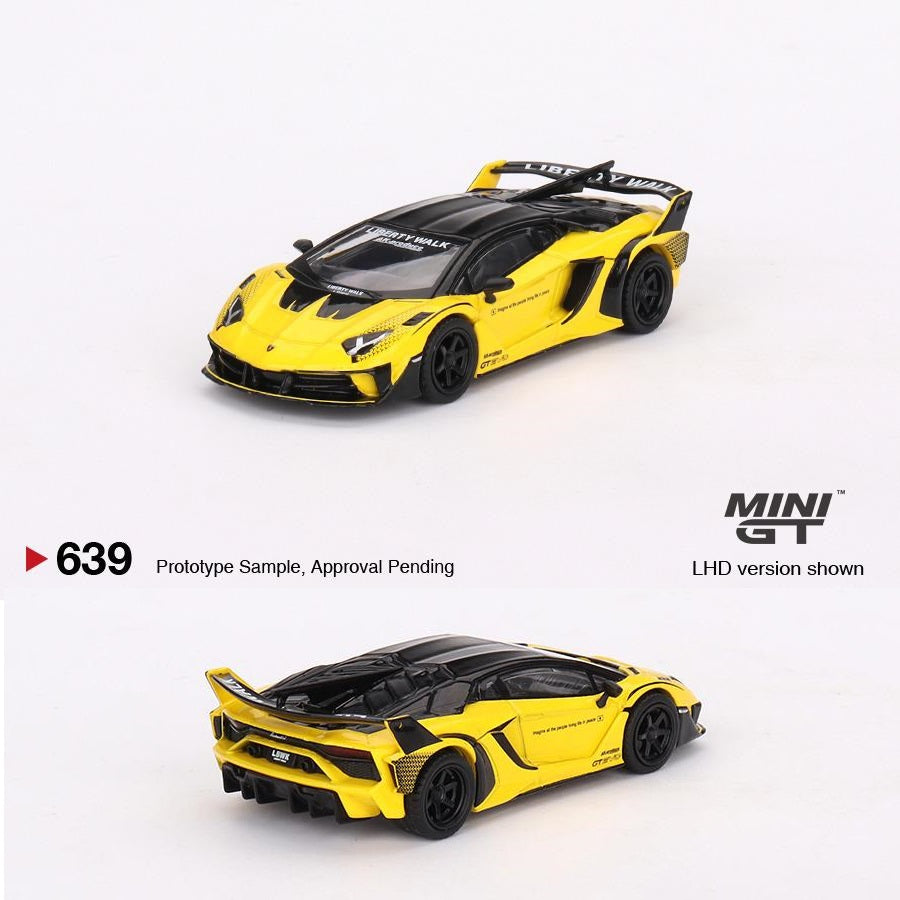 Lamborghini 720th yellow. ミニカー