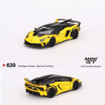 MINI GT 1/64 Lamborghini LB-Silhouette WORKS Aventador GT EVO Yellow LHD MGT00639-L