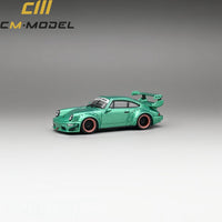 CM MODEL 1/64 964 Widebody Metallic Flash Green