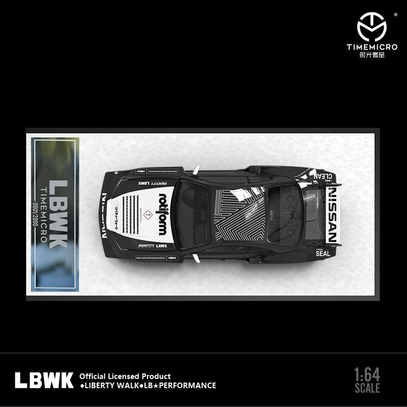 TIME MICRO 1/64LBWK S15 Black Latte with Figurine
