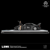 PREORDER TIME MICRO 1/64LBWK S15 Black Latte with Figurine (Approx. Release Date: DEC 2023 and subject to the manufacturer's final decision)