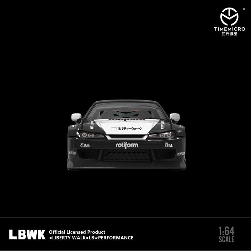 PREORDER TIME MICRO 1/64 LBWK S15 Black Latte (Approx. Release Date: DEC 2023 and subject to the manufacturer's final decision)