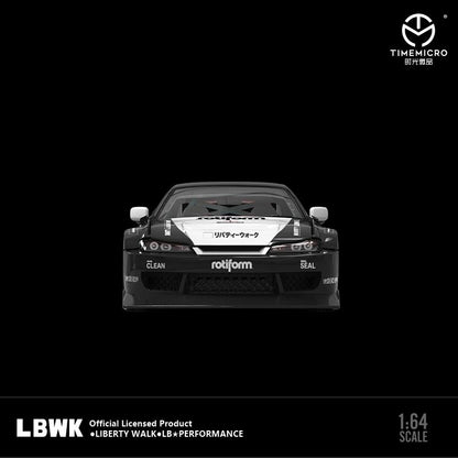 PREORDER TIME MICRO 1/64 LBWK S15 Black Latte (Approx. Release Date: DEC 2023 and subject to the manufacturer's final decision)