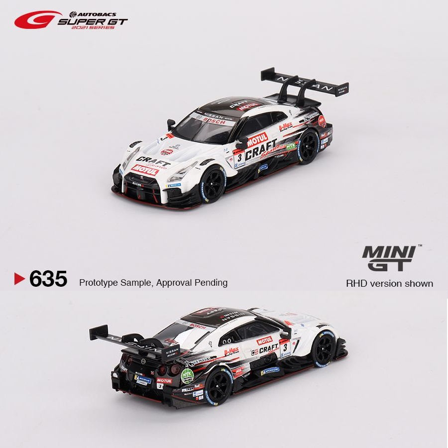 MINI GT 1/64 Nissan GT-R Nismo GT500 #3 NDDP Racing with B-Max 2021 SUPER GT SERIES MGT00635-R