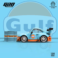 TIME MICRO x GDO Q Version RWB 993 GULF with Oil Cans