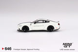 PREORDER MINI GT 1/64 Ford Mustang GT LB-WORKS White LHD MGT00646-L (Approx. Release Date : Q1 2024 subject to manufacturer's final decision)