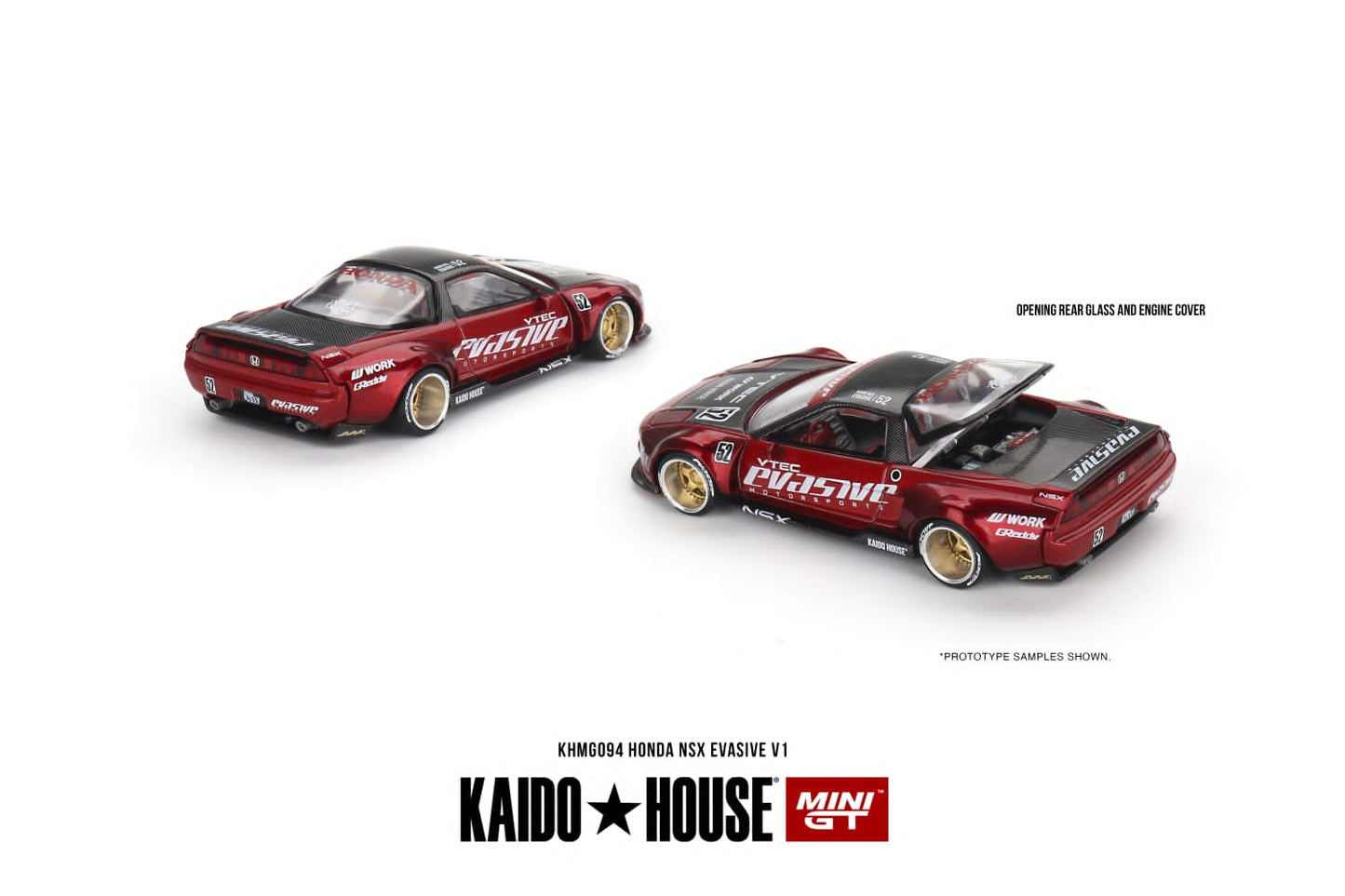 MINI GT x Kaido 1/64 Honda NSX Evasive V1 KHMG094