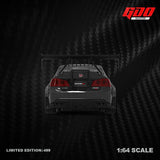 TIME MICRO x GDO 1/64 Honda Civic MUGEN RR Full carbon fiber black with figurine