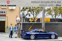 FOCAL HORIZON 1/64 Nissan Skyline GT-R R33 NISMO 400R BLUE