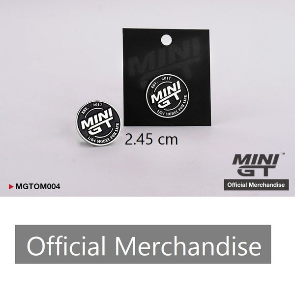 PREORDER MINI GT Round Logo Pin (2.45cm) MGTOM004 (Approx. Release Date : NOV 2023 subject to manufacturer's final decision)