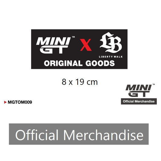 PREORDER MINI GT x LB Original Good Sticker (8 x 19cm) MGTOM009 (Approx. Release Date : NOV 2023 subject to manufacturer's final decision)