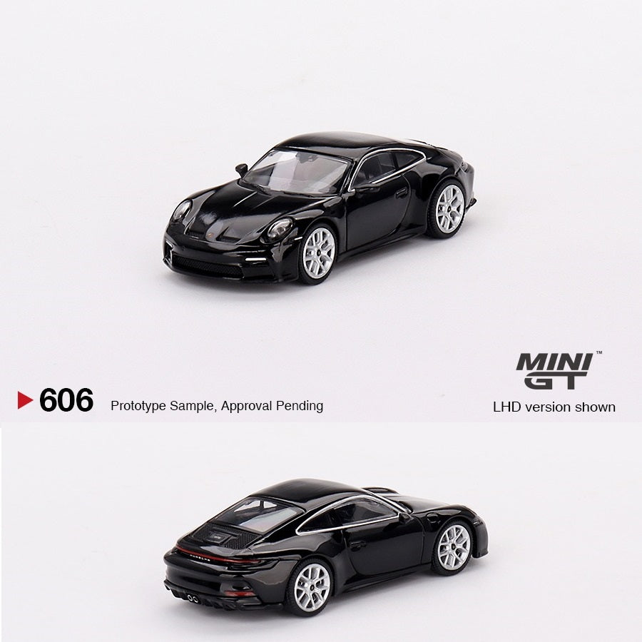 MINI GT 1/64 Porsche 911 (992) GT3 Touring Black LHD MGT00606-L