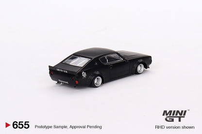 MINI GT 1/64 Nissan Skyline Kenmeri Liberty Walk Matt Black MGT00655-R