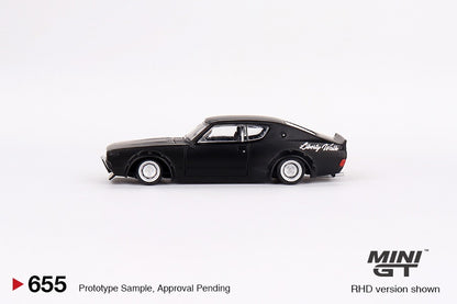 MINI GT 1/64 Nissan Skyline Kenmeri Liberty Walk Matt Black MGT00655-R