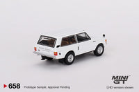 PREORDER MINI GT 1/64 Range Rover Davos White LHD MGT00658-L (Approx. Release Date : Q1 2024 subject to manufacturer's final decision)