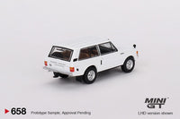 MINI GT 1/64 Range Rover Davos White LHD MGT00658-L