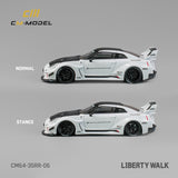 CM MODEL 1/64 Nissan LBWK 35GT-RR White carbon fiber CM64-35RR-06