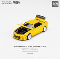 POPRACE 1/64 Nissan GT-R Nismo 400R - Prototype Yellow PR640053