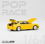 POPRACE 1/64 Nissan GT-R Nismo 400R - Prototype Yellow PR640053