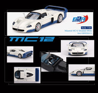 PREORDER BBR 1/64 Maserati MC12 Stradale White BBRDIE6414 (Approx. Release Date : FEB 2024 subject to manufacturer's final decision)