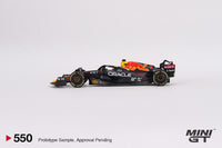 MINI GT 1/64 Oracle Red Bull Racing RB18 #1 max Verstappen 2022 Monaco Grand Prix 3rd Place MGT00550-L