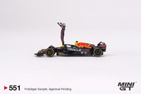 PREORDER MINI GT 1/64 Oracle Red Bull Racing RB18 #11 Sergio Perez 2022 Monaco Grix Winner MGT00551-L (Approx. Release Date : Q1 2024 subject to manufacturer's final decision)