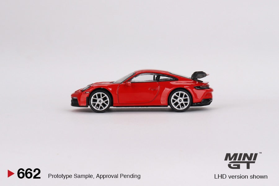 MINI GT 1/64 Porsche 911 (992) GT3 Guards Red MGT00662-L