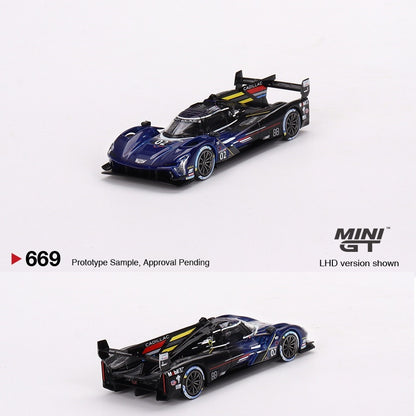 MINI GT 1/64 Cadillac V-Series.R #02 Cadillac Racing 2023 IMSA Daytona 24 Hrs MGT00669-L