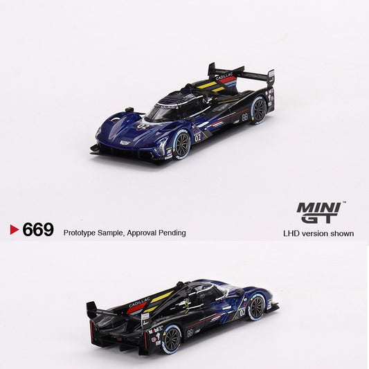 MINI GT 1/64 Cadillac V-Series.R #02 Cadillac Racing 2023 IMSA Daytona 24 Hrs MGT00669-L