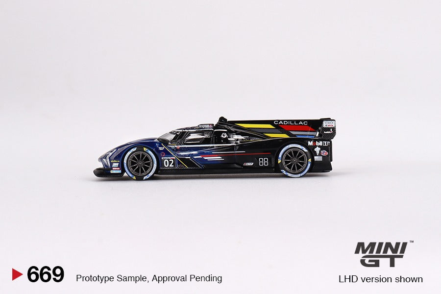 MINI GT 1/64 Cadillac V-Series.R #02 Cadillac Racing 2023 IMSA Daytona 24 Hrs MGT00669-L