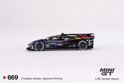 MINI GT 1/64 Cadillac V-Series.R #02 Cadillac Racing 2023 IMSA Daytona 24 Hrs MGT00669-L
